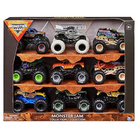 Monster Jam Official 9 pack of 1:64 scale Die-Cast Monster Trucks | Toys & Character | George at ...