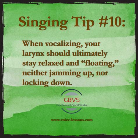 Tip 10 - Voice Lessons