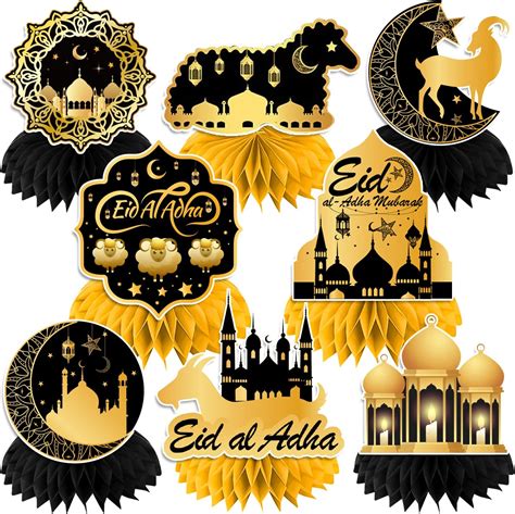 Amazon.com: Eid Al Adha Decorations, 8 Pcs Eid Adha Decoration ...