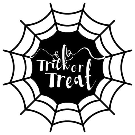 free halloween SVG cut files - trick or treat - Lovely Planner