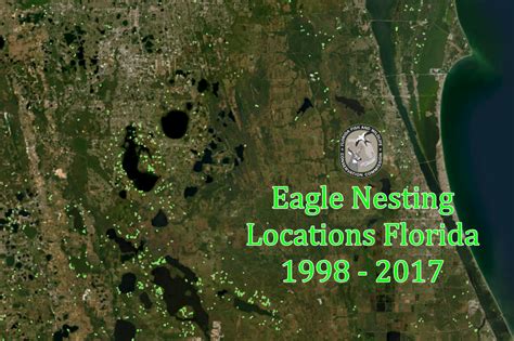 Eagle Nesting Locations Florida 1998 - 2017