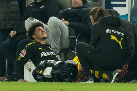 Jadon Sancho to miss time with an ankle injury - Fear The Wall