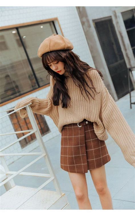 10 Beautiful Korean Girls Oversized Outfits That Make You Look Cute - Fashions Nowadays | Kawaii ...