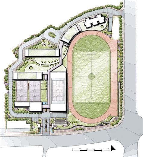 School Landscape Design Plan - Image to u