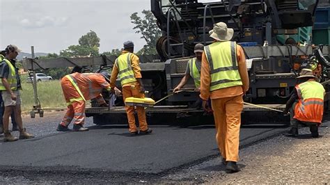 Waste material used in roads construction