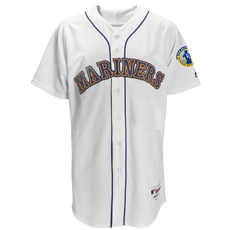 Seattle Mariners Majestic Griffey Retirement Day Patch Throwback Team ...