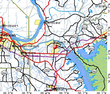 Calvert City, Kentucky (KY 42029, 42044) profile: population, maps, real estate, averages, homes ...