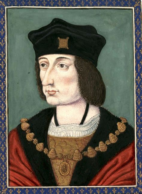 Charles VIII, roi de France, †1498. Dessin d'un portrait original (?au Musée de Versailles ...