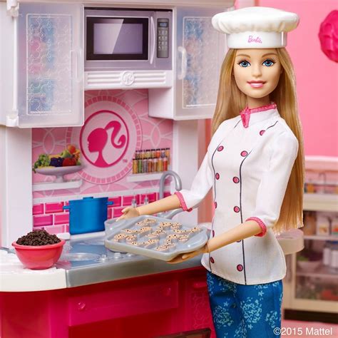 Barbie Chef makes Choc'late Chip Cookies! Barbie Life, Barbie World ...