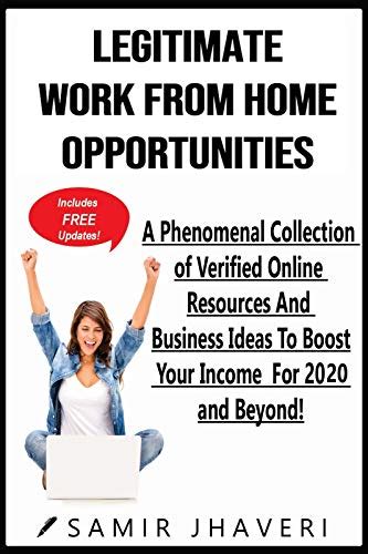 Legitimate Work From Home Opportunities: A Phenomenal Collection of Verified Online Resources ...