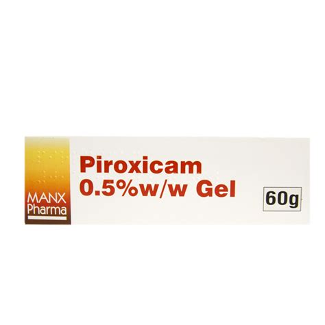 Piroxicam Gel 0.5% 60gm - Jollys Pharmacy Online Store