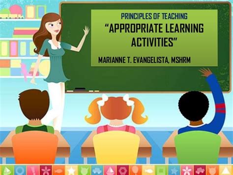 APPROPRIATE LEARNING ACTIVITIES "INTRODUCTORY AND DEVELOPMENTAL ACTIV…