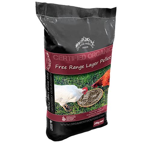 Country Heritage Organic Free Range Layer Pellets Chicken Feed 20kg