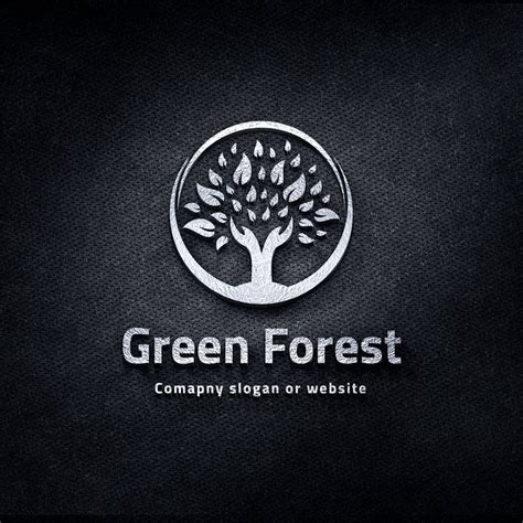 Green Forest Logo #179444 - TemplateMonster