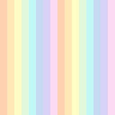 Pastel Rainbow Stripe Fabric, Wallpaper and Home Decor | Spoonflower