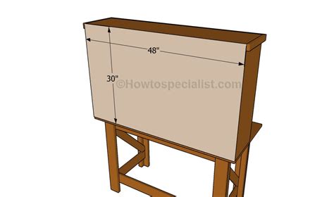 Desk Hutch Plans | HowToSpecialist - How to Build, Step by Step DIY Plans