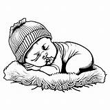 New Baby Coloring Page · Creative Fabrica sketch template