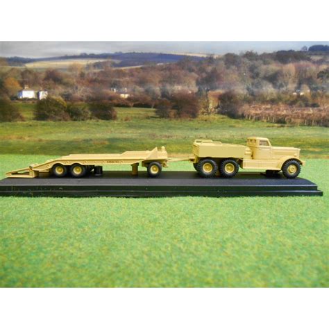 OXFORD 1:76 ARMY DIAMOND T & TANK TRANSPORTER WESTERN DESERT GHQ CAIRO ...