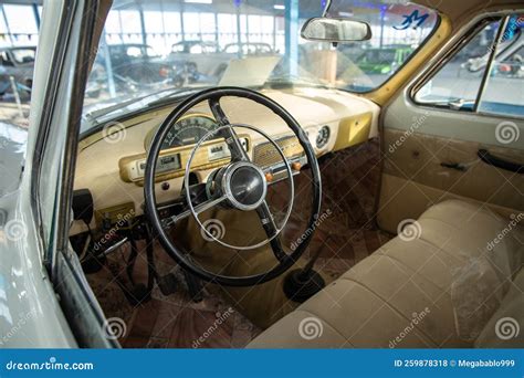 Interior Retro Car Volga Gaz 21 in the Retro Car Salon Editorial Stock Photo - Image of ...