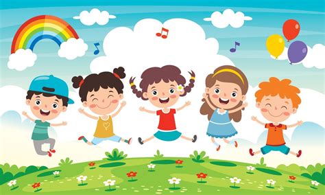 Little Children Having Fun Together 2383487 Vector Art at Vecteezy