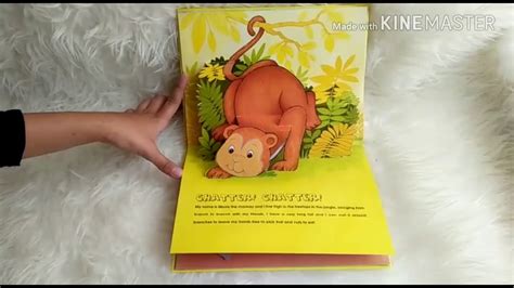 Jungle Animals Pop-Up Book - YouTube