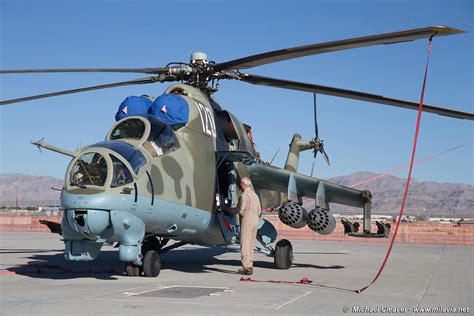 Cold War Air Museum Mi-24D 'Hind' - Nellis AFB 75 Years of Airpower Air Show 2016 - Nellis AFB ...