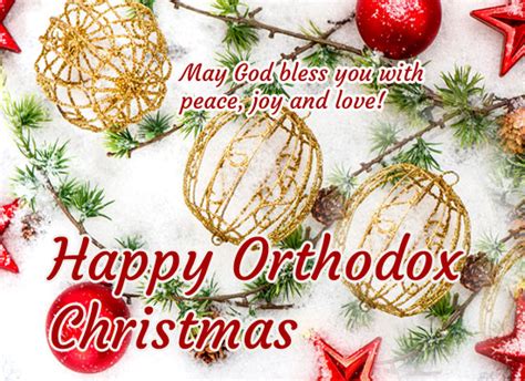 Orthodox Christmas Greetings. Free Orthodox Christmas eCards | 123 Greetings