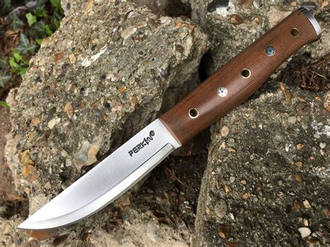 Hunting knife with sheath full tang bushcraft knife - Perkin