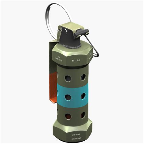 m84 stun grenade 3d model