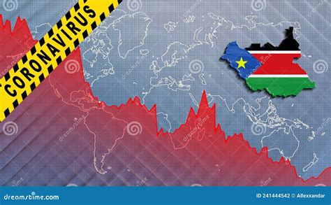 CoronaVirus Impact on South Sudan Economy Stock Illustration ...