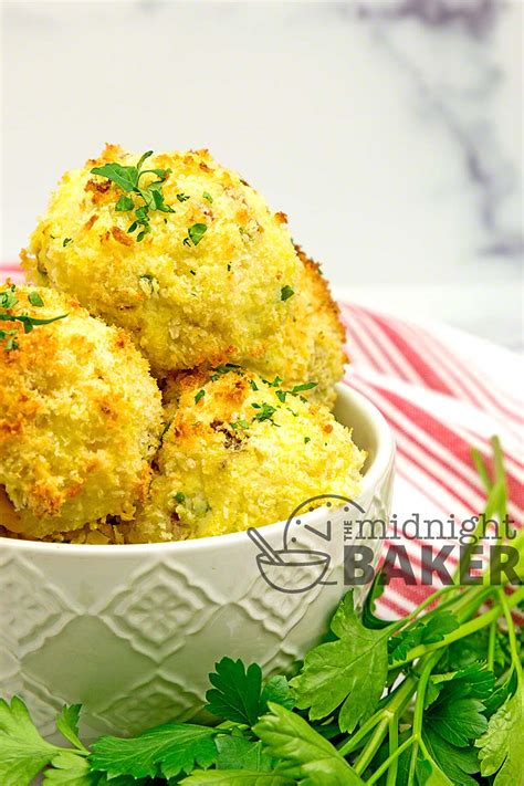 Cheesy Bacon Potato Balls - The Midnight Baker