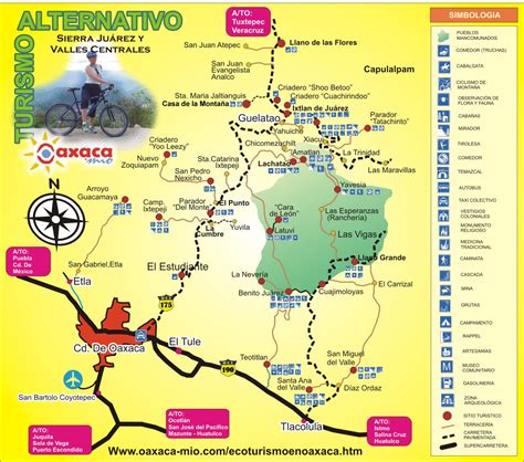 Oaxaca Mapa Turistico