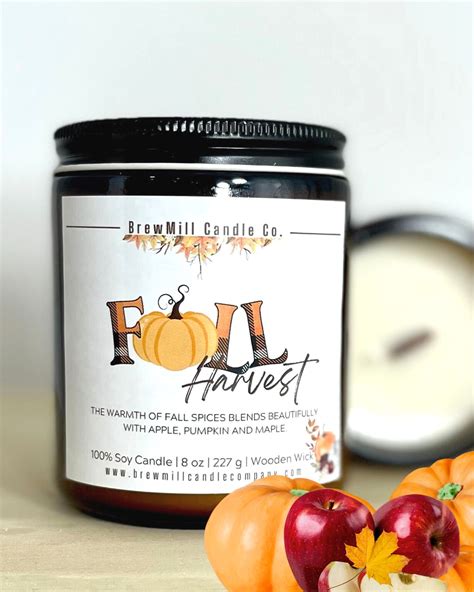 FALL HARVEST 8 OZ | BrewMill Candle Company