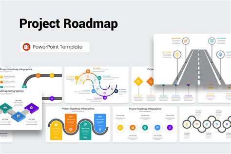 Project Roadmap PowerPoint Template | Nulivo Market