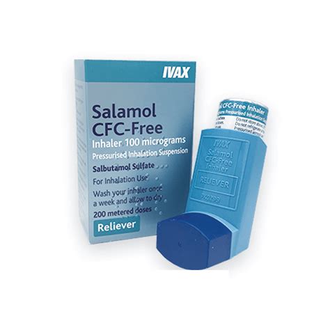 ᐅ Buy Salbutamol Blue Asthma Inhaler Now Just £7.95