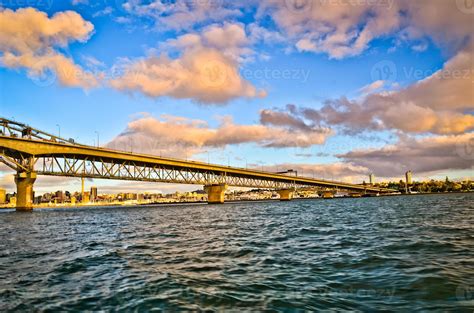 Auckland Harbor Bridge 1324640 Stock Photo at Vecteezy