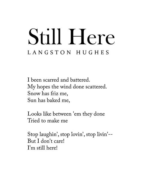 Langston Hughes Poems