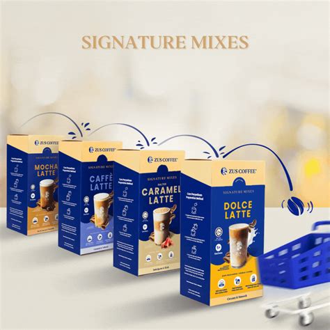 ZUS® Official Store | ZUS Signature Mixes Coffee - Mocha Latte - 5's