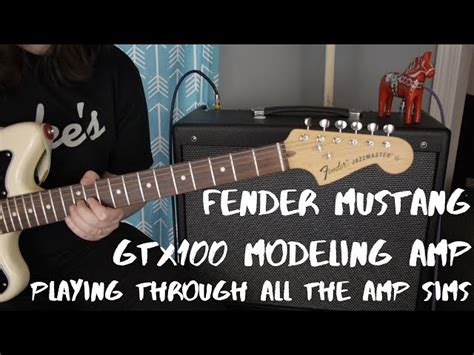 Fender Mustang GTX100 Modeling Amp: Going Through Each Amp