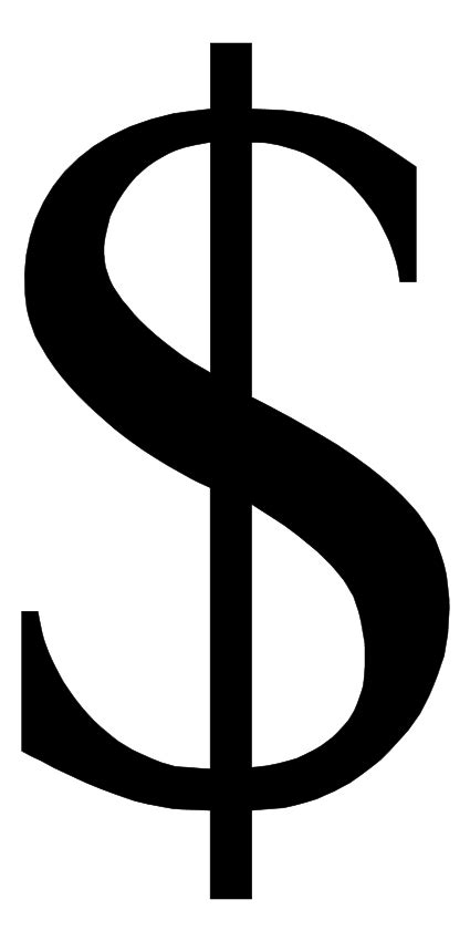 Dollar Sign Outline - ClipArt Best