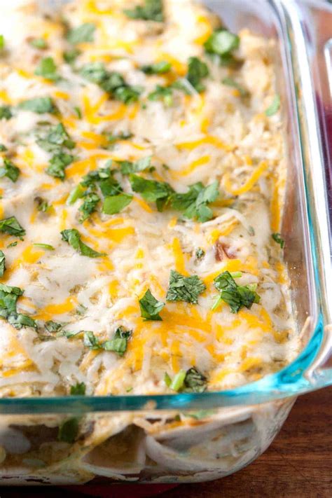 Easy Green Chicken Enchiladas Recipe