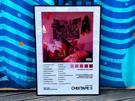 Tory Lanez 'chixtape 5' Album Cover Poster - Etsy