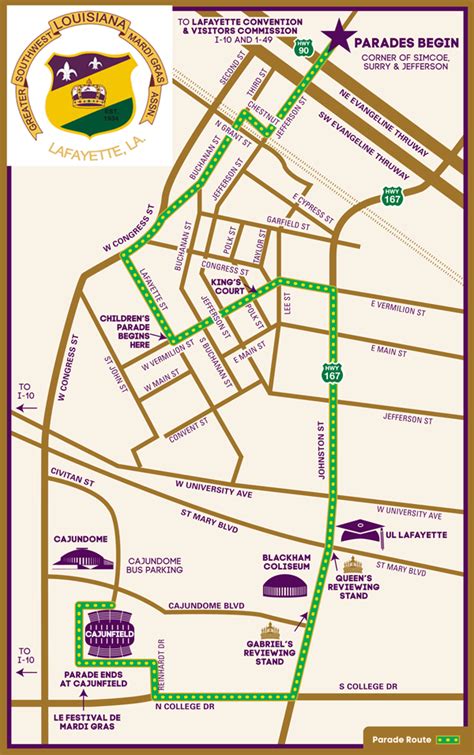 2022 Mardi Gras parade routes and road closures? : r/Acadiana