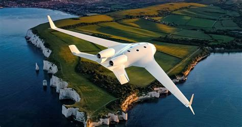 Sleek as a stealth fighter, Bombardier's futuristic private jet has a sleek blended-wing design ...