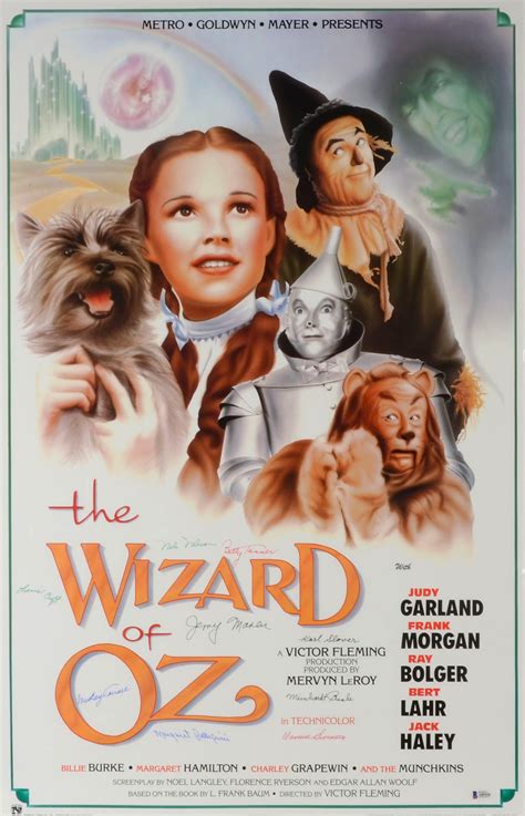 Original 1939 Wizard Of Oz Movie Poster