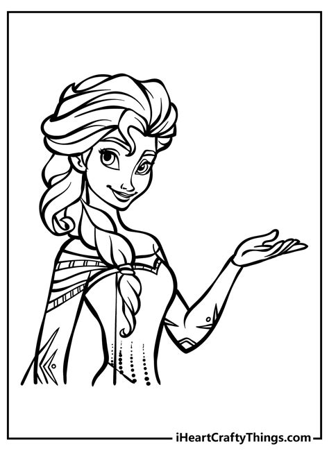 Free Coloring Pages For Girls Frozen Bikes