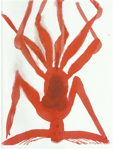 * Louise Bourgeois - Spider 1994 Encre de Chine, aquarelle et gouache sur papier © galer ...