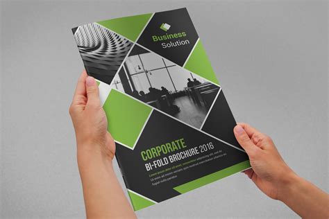 Corporate Bi Fold Brochure New | Brochure Templates ~ Creative Market