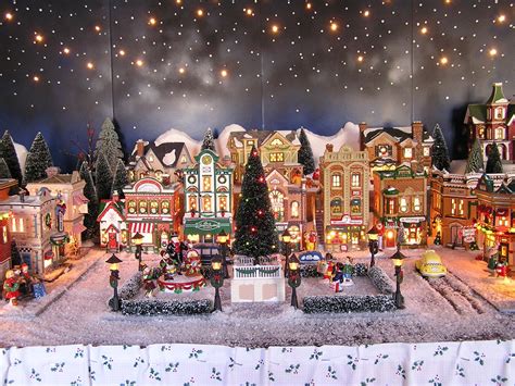 The Village Square | Christmas village display, Christmas village sets, Diy christmas village