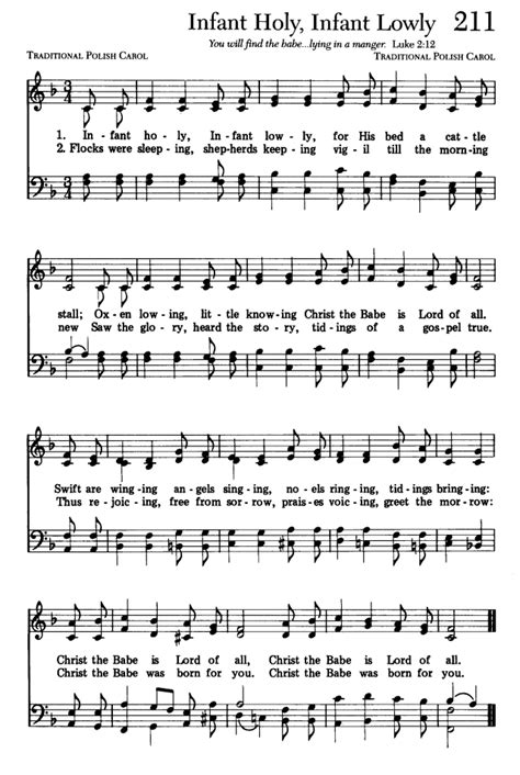 Sing Joyfully 211. Infant holy, Infant lowly | Hymnary.org